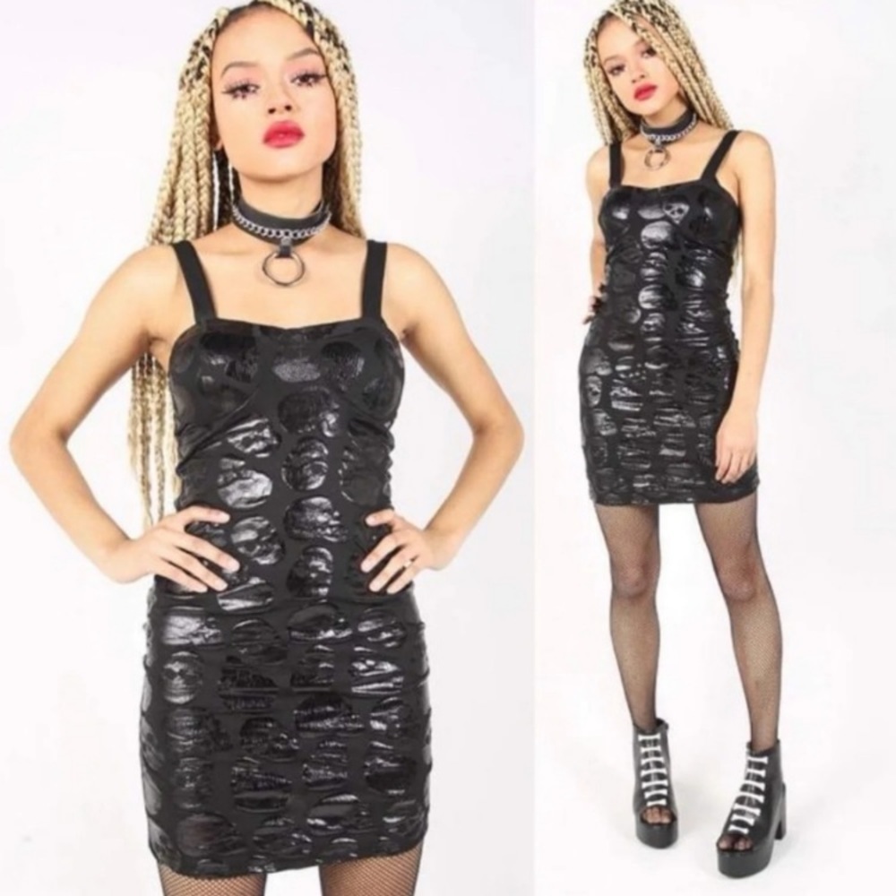 NWT Iron Fist Skullz Club Mini Dress Sz Large & Med & Small
